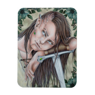 Woodland Elf, Elven Warrior Magnet
