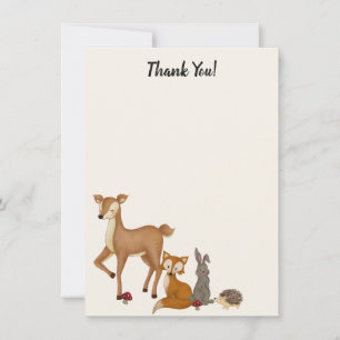 Woodland Enchanted Forest Thank You Notes