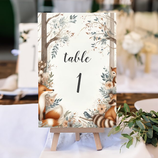Woodland Enchantment table number (Creator Uploaded)