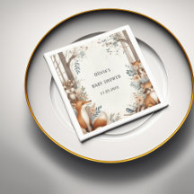 Woodland Enchantment Themed baby shower