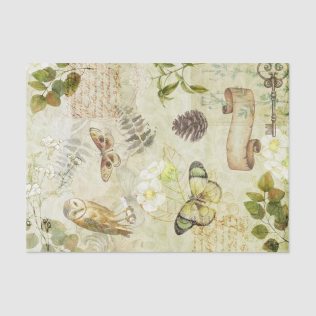 Woodland Ephemera Tissue Paper (Front)