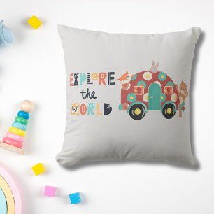 Woodland Explorers Kids  Cushion