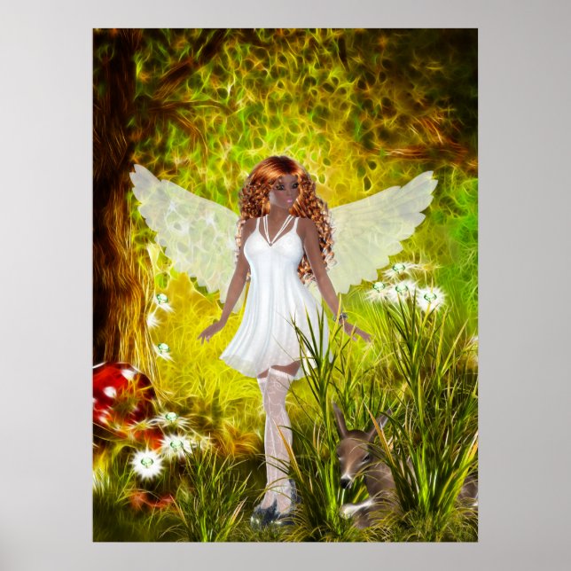 Woodland  Faerie Secret Garden Poster (Front)