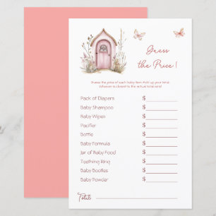 Woodland Fairies Pink Baby Shower Price Guess