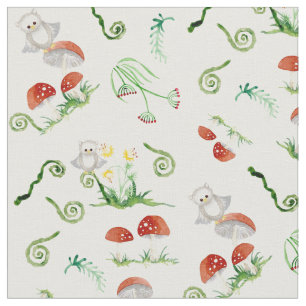 Woodland Fairytale Creatures Baby Neutral Nursery Fabric