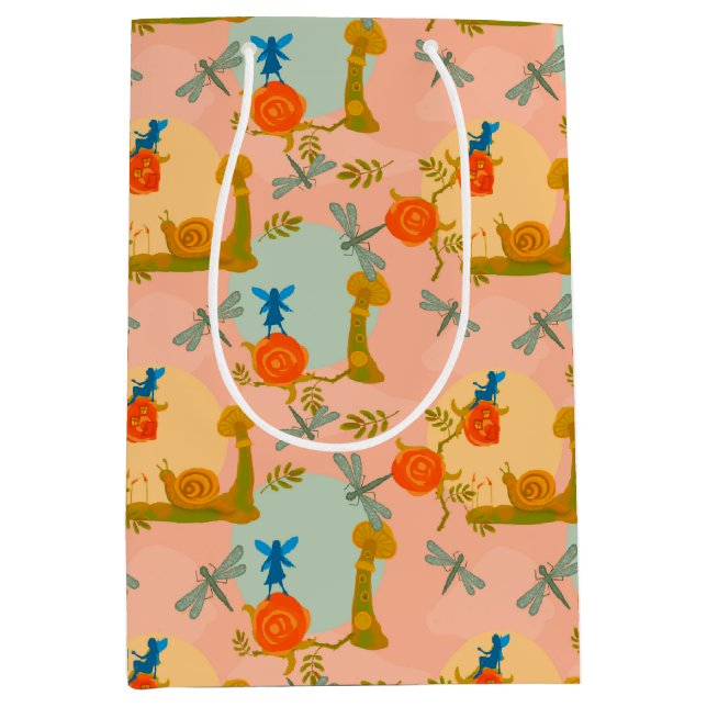 Woodland Fairytale Medium Gift Bag (Front)