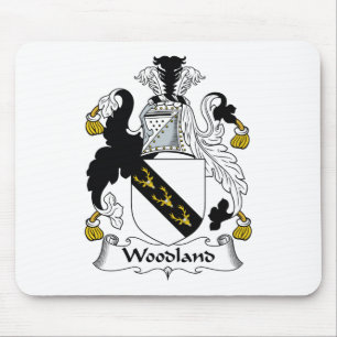 Woodland Family Crest Mouse Mat