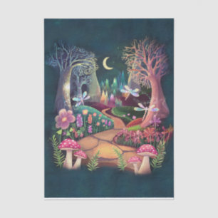 Woodland Fantasy, Nature's Magical Fairyland Tissue Paper