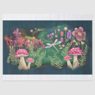 Woodland Fantasy, Nature's Whimsical Fairyland Tissue Paper