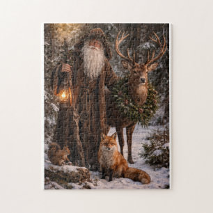 Woodland Father Christmas Jigsaw Puzzle