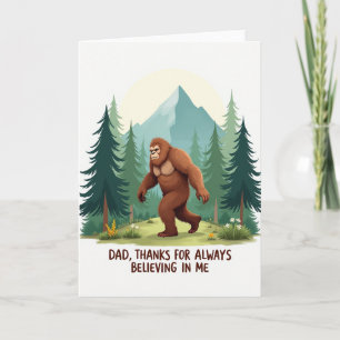 Woodland Fathers Day Tribute Card
