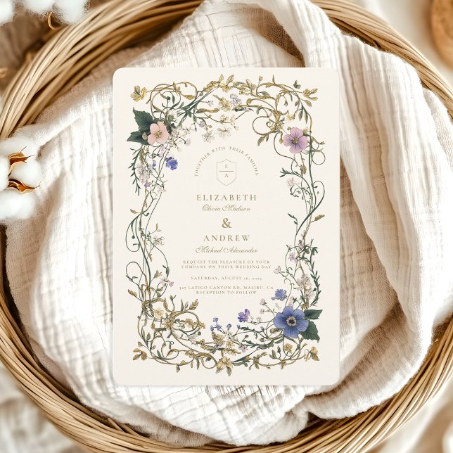 Woodland Fern Wedding Invitation (Creator Uploaded)