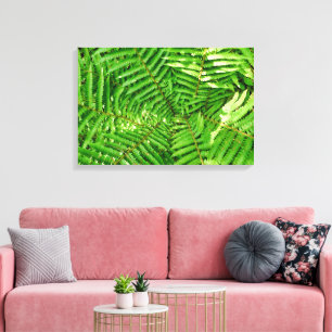 Woodland Ferns Canvas Print