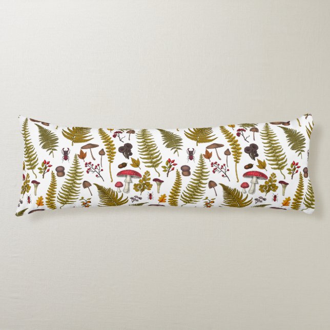 Woodland flora and fauna 2 body cushion (Front)