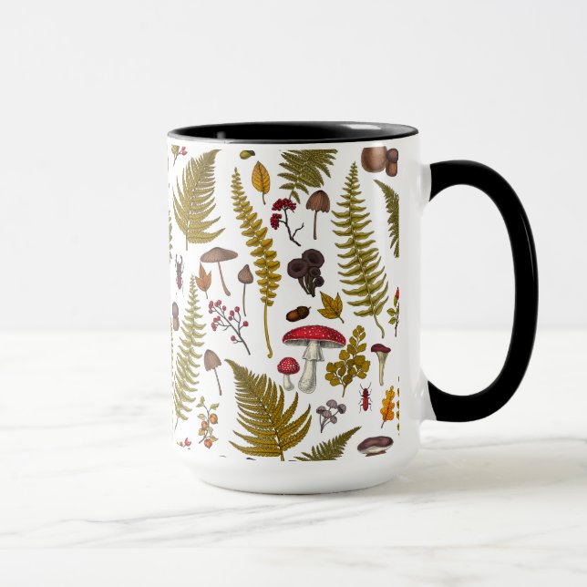 Woodland flora and fauna 2 mug (Right)
