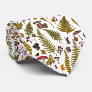 Woodland flora and fauna 2 tie