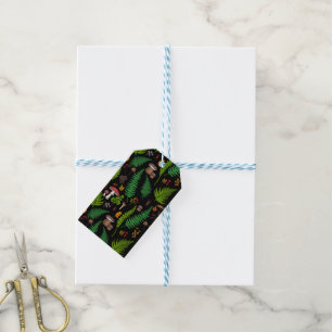 Woodland flora and fauna gift tags