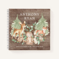 Woodland Forest Animals Baby First Year 