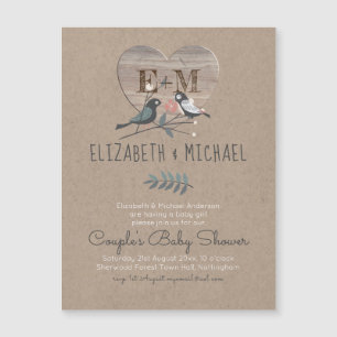 Woodland Forest Animals Couples BABY SHOWER