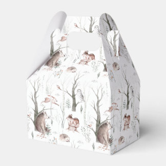 Woodland Forest Animals Favour Box