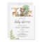 Woodland Forest Animals Rustic Baby Shower
