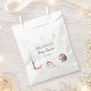 Woodland Forest Baby Shower Favour Bags