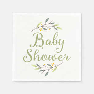 Woodland Forest Baby Shower Napkins