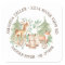 Woodland Forest Baby Shower Return Address Label