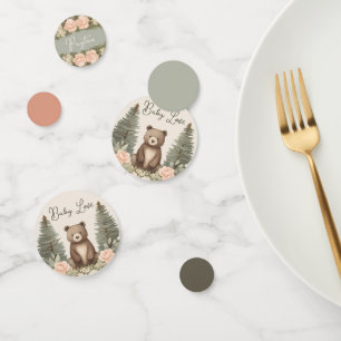 Woodland Forest Bear Confetti