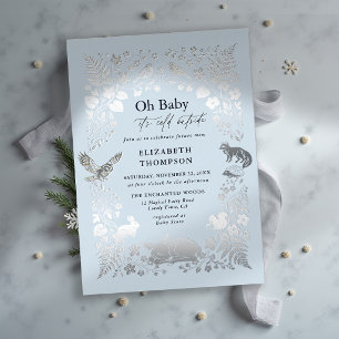 Woodland Forest Cold Outside Winter Baby Shower