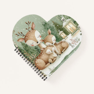 Woodland Forest Deer Family Notebook