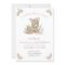 Woodland Forest Deer Mama Baby Girl Shower w Bunny