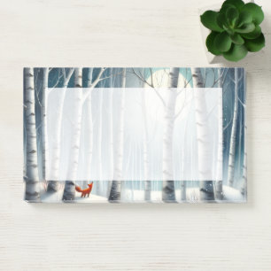 Woodland Forest Desk Sticky Notes - Post-It Notes