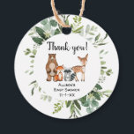 Woodland forest friends animals thank you favour tags<br><div class="desc">For more advanced customisation of this design,  simply select the "Customise It" button above!</div>