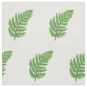Woodland forest green ferns forest ferns fabric