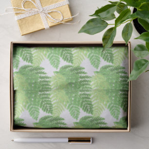 Woodland forest green ferns forest ferns tissue paper
