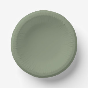 Woodland Forest Green Wedding Paper Plate
