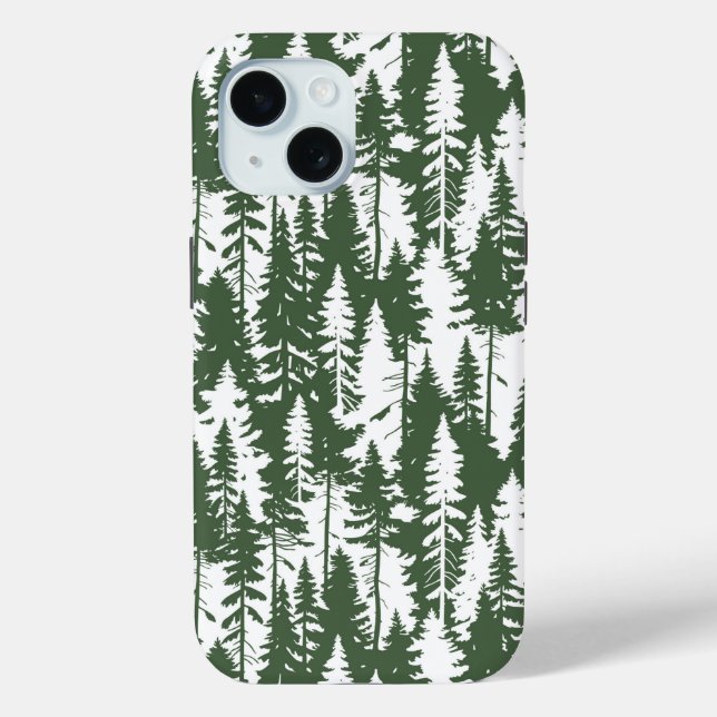 Woodland Forest Pattern Case-Mate iPhone Case (Back)