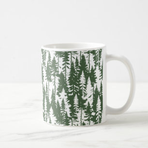 Woodland Forest Pattern Coffee Mug