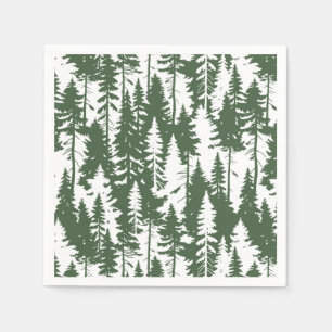 Woodland Forest Pattern Napkin