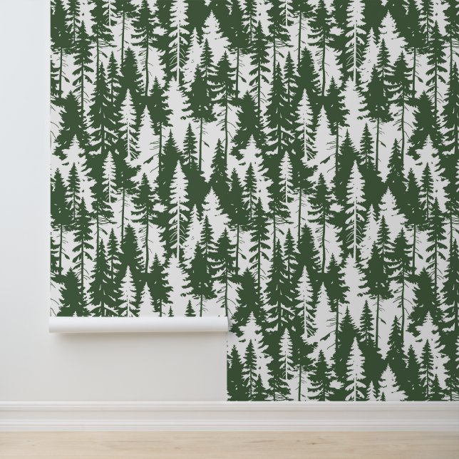 Woodland Forest Pattern Wallpaper (Application)