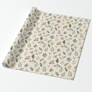 Woodland Forest Tree Wrapping Paper Gift Wrap