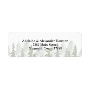 Woodland Forest Wedding Green