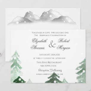 Woodland Forest Wedding Invitation