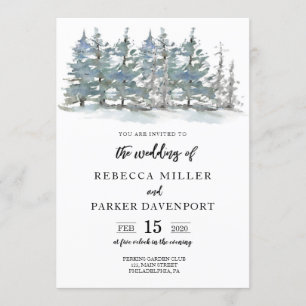 Woodland Forest Wedding Invitation