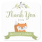 Woodland Fox Baby Shower Thank You Stickers