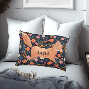 Woodland Fox Cottagecore Custom Decorative Cushion