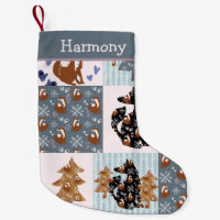 Woodland Fox Nordic Quilted Pattern Girls