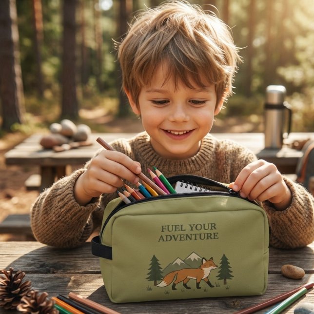 Woodland Fox School Pencil Dopp Kit (Creator Uploaded)