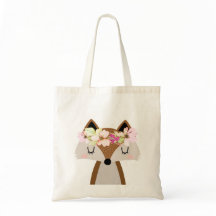 Woodland Fox tote bag
